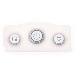 Almohadillas de Botones de Silicona Personalizadas, Teclado Táctil Moldeado con Precisión, con Iconos Impresos para Control de Dirección OEM - Product Image 2