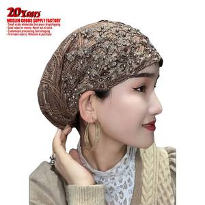 Wholesale supplier of high-quality Indian ethnic fashion Muslim women's headscarves and <b>hats</b> - Product Image 5