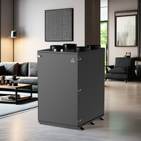 Pompe à chaleur DC Inverter 350 m³/h avec système de ventilation à double flux ERV pour sous-sol, conception intelligente et flexible