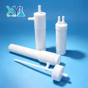 Bouteilles d'absorption de gaz/bulles en PTFE de 75 ml pour usage en laboratoire, détermination du fluorure d'hydrogène dans les gaz de déchets (vente en gros) - Product Image 5