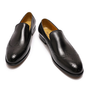 Mocasines Minimalistas de Alta Calidad para Hombre, Punta Redonda, Cuero de Primera Calidad, Zapatos Casuales de Lujo, Cómodos, Duraderos, Elegantes y a la Moda - Product Image 6