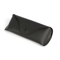 Étui à lunettes en cuir pliable, Logo personnalisé, boîte à lunettes