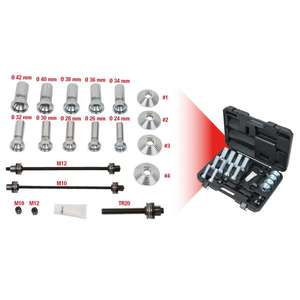 KS TOOLS-700,2355 Juego de manguitos de presión y tracción (22 piezas)-EAN 4042146638255 VEHÍCULOS PESADOS - Product Image 2