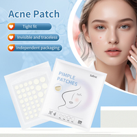 Patchs anti-acné multi-tailles, autocollants hydrocolloïdes ronds et mignons, décoratifs et imperméables pour le traitement de l'acné