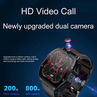 Reloj Inteligente APPLLP 3 MAX de 2.02 Pulgadas con Pantalla TFT, Monitor de Actividad Física, Reloj Despertador, WiFi, GPS, SIM 4G LTE HD, Cámaras Duales, Resistente al Agua IP68