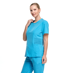 Uniformes de trajes de hospital con Top y pantalones de fregado 100% tela de algodón ropa cómoda y adecuada para usar como enfermera - Product Image 5