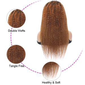 1B/30 kinky tóc giả xoăn 13X4 ren phía trước tóc giả nguyên Brazil tóc con người afro kinky xoăn tóc con người ren phía trước tóc giả cho phụ nữ da đen - Product Image 5