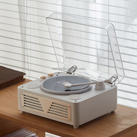 Platine vinyle rétro personnalisée portable Hi Fi Dj Mixeur Lecteur stéréo Lecteur CD Usb Avec Lecture Mp3