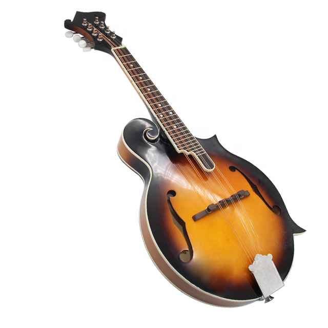 Wholesale Factory Musical Instruments Solid Top F Shape Mandolin