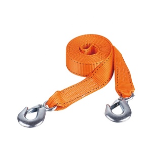 Geri çekilebilir kamyon çekme halatı araba acil ağır <span class=keywords><strong>tow</strong></span> askı halat iki kanca askı dövme kancalar ile tekne için
