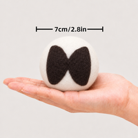Lot de 6 boules de séchage 100 % laine, adoucissant naturel et antistatique, pour le linge et les poils d'animaux, alternative aux lingettes de séchage