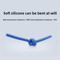 Fil de silicone résistant aux hautes températures, conducteur en cuivre nu super souple 8-18AWG pour modèles d'avions et batteries au lithium de voitures