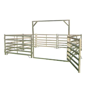 Portable livestock cattle pens 16ft/20 foot 16' cattle fence panels manufacturers