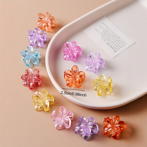 Popular Niche Design <b>Sweet</b> Colorful Cute Small Frangipani Hairpins Light Luxury Style Girl's Hairpin Wholesale Party Jewelry - Product Image 4