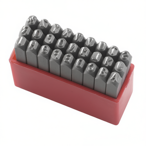 Fervi Letters Hrc 58-60 Kit de poinçons de gravure sur métal DIY Modèle P012/L06 Fabriqué en Italie - Product Image 2