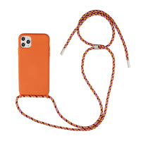 Étui antichoc de luxe en silicone souple mat avec cordon bandoulière couleur bonbon pour S25/S26 Ultra/S22 Plus/S21/S20