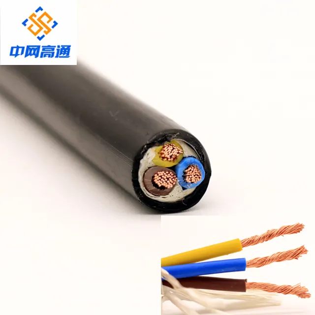 Elektrische kabel draht 3mm 3 core flexible power kabel