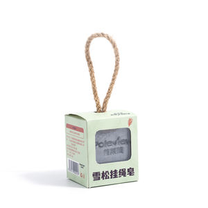 Poleview profumo di caffè personalizzato fatto a mano idratante Mini corda Bar sapone su una corda - Product Image 4