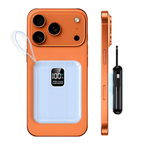 Batteries externes à charge <span class=keywords><strong>sans</strong></span> <span class=keywords><strong>fil</strong></span> pour <span class=keywords><strong>iPhone</strong></span> Samsung, <span class=keywords><strong>batterie</strong></span> <span class=keywords><strong>externe</strong></span> magnétique 10000mah grande capacité, logo personnalisé, cadeau, <span class=keywords><strong>batterie</strong></span> <span class=keywords><strong>externe</strong></span> - Product Image 4