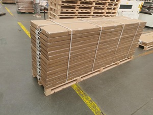 Pannelli a <span class=keywords><strong>Doghe</strong></span> in Legno Approvati ISO con Superficie Liscia per la Riduzione del Suono - Product Image 5
