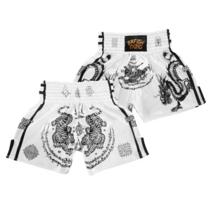 กางเกงขาสั้นสำหรับผู้ชายและผู้หญิงชุดต่อสู้ MMA แบบ BJJ ออกแบบได้ตามต้องการน้ำหนักเบาเป็นมิตรกับสิ่งแวดล้อม - Product Image 6