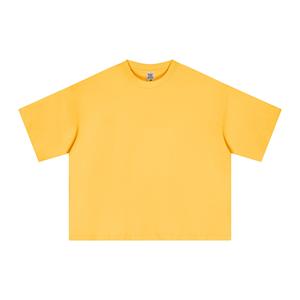 เสื้อยืดแนวสตรีทสำหรับผู้ชายและผู้หญิงเสื้อยืดผ้าฝ้ายถักทรงโอเวอร์ไซส์ Y2K เข้ารูปแนวย้อนยุคสำหรับใส่ได้ทั้งชายและหญิง TKAN23 - Product Image 2