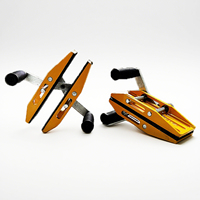 Pinza de elevación de piedra de doble agarre de grado industrial personalizable, de metal y caucho, capacidad de carga de 0-350 kg, compatible con OEM/ODM, fiable.