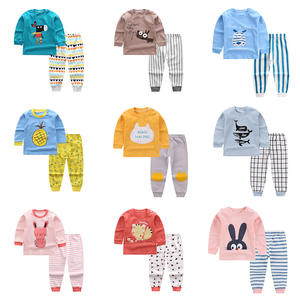 Hot Sale Long Sleeves Home Wear Boys <b>Suits</b> Children Clothes Kids 100% Cotton <b>Pyjamas</b> - Product Image 1