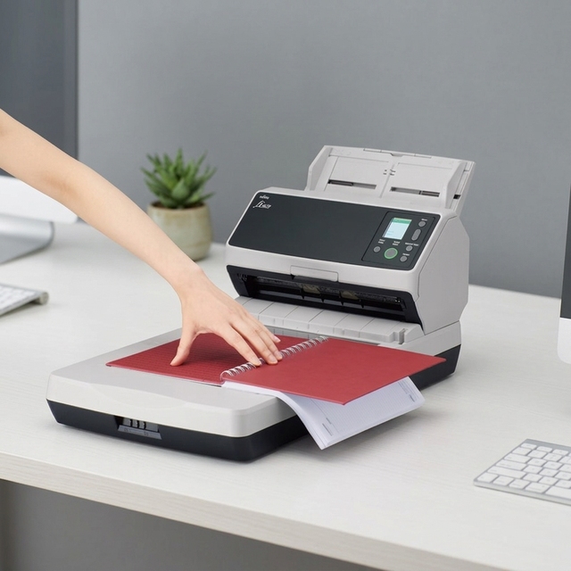 FI-8290 A4 ADF Flatbed Combo Scanner 90ppm 180ipm Double-Sided Dual CIS Color CCD 600dpi USB 3.2 Gigabit Ethernet Turbo Speed
