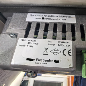Écran tactile industriel E1061 07907C avec interface, résolution 1024x768, pour applications d'automatisation industrielle Beijer - Product Image 3