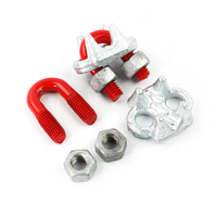 Industrial U Bolt Wire Rope Fastener Wire Rope Clip Standard 20mm Custom Wire Rope Grip Cable Clamp Hot Dip Galvaning Cable Clip