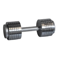 Shiner Offre Spéciale Chrome Haltères 20kg Set Kit d'haltères réglables pour la musculation professionnelle à domicile