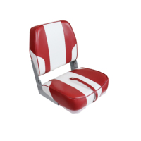 Nouveau Siège de Capitaine Rabattable en Cuir PU Imperméable pour Bateau, Siège Pliant à Charnière pour Yacht et Navire