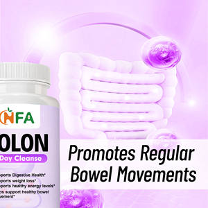 Best Sales Colon 14 Days Cleanse Capsules with Psylium Husk Powder Support Bowel Movements and Nutrient Absorption Capsules - Product Image 4