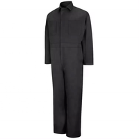 Combinaison de travail unisexe antistatique en toile de coton 100% légère de haute qualité avec fermeture éclair, personnalisable pour homme