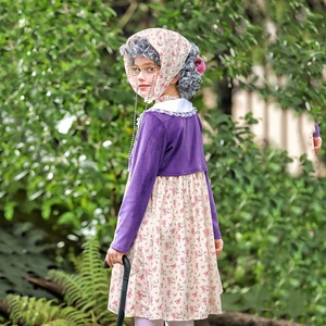 <span class=keywords><strong>Disfraz</strong></span> <span class=keywords><strong>de</strong></span> abuela <span class=keywords><strong>de</strong></span> parodia para niños, vestido escolar <span class=keywords><strong>de</strong></span> 100 días, <span class=keywords><strong>disfraz</strong></span> <span class=keywords><strong>de</strong></span> Carnaval divertido para anciana - Product Image 4