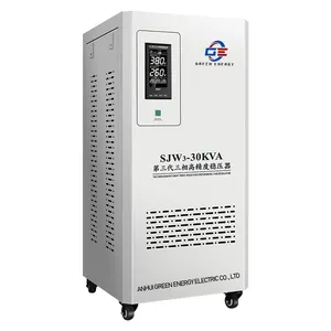 Estabilizador de electricidad AC trifásico 380V 100 AMP 60KVA 70KVA 80KVA regulador de voltaje