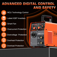 FEIFANKE 145A 110V Nouvelle machine à souder multi-processus 4-en-1 MIG/flux core/MMA Stick/Lift TIG IP21S en alliage d'aluminium IGBT