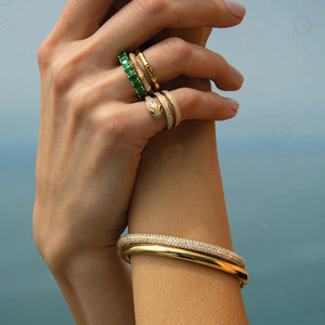 Conjunto de Collar Gargantilla de Bambú Gemnel: Plata 925 y Oro de 18K, Joyería de Diseño Inspirada en la Naturaleza de 16 Pulgadas - Product Image 6