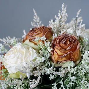 <span class=keywords><strong>Bouquet</strong></span> <span class=keywords><strong>de</strong></span> fleurs roses orange brûlées à sec pour mariage, vente en gros <span class=keywords><strong>de</strong></span> <span class=keywords><strong>bouquet</strong></span> <span class=keywords><strong>de</strong></span> <span class=keywords><strong>mariée</strong></span> rose orange d'automne artificiel sec réaliste - Product Image 3