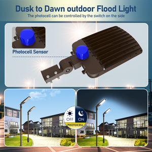 โคมไฟส่องสว่างลานจอดรถคุณภาพสูง 150W LED ไฟส่องพื้นที่ ปรับกำลังไฟได้ 3 ระดับ ไฟถนน LED สำหรับคลังสินค้า - Product Image 3
