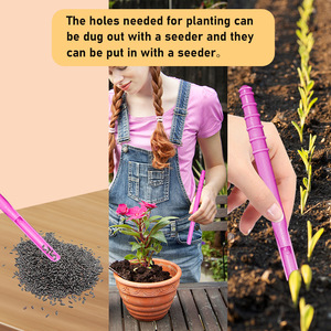 Planteur de graines manuel en plastique multicolore, mini outil de semis de jardin pour la plantation de petites graines - Product Image 3