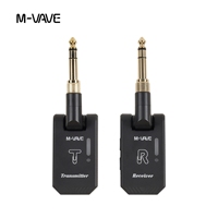 Émetteur-récepteur audio sans fil M-VAVE WS13 5,8 GHz avec étui de charge rechargeable pour guitare, basse et enregistrement vidéo