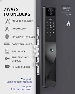 Cerradura Inteligente con Reconocimiento Facial 3D, Huella Dactilar, Sin Llave, Tuya Wifi, Contraseña, Anti-Robo, <span class=keywords><strong>El</strong></span>éctrica, Automática - Product Image 5