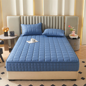 Copriletto antibatterico a sei lati in poliestere di colore solido impermeabile <span class=keywords><strong>copri</strong></span> materasso con cerniera - Product Image 6