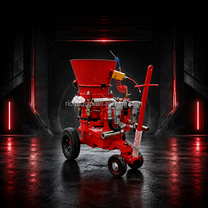 Máquina pulverizadora de cemento refractario de alto rendimiento actualizada con motor de aire y bomba de lechada para hormigón proyectado en seco - Product Image 2