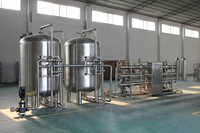 Coût des machines de fabrication d'eau purifiée automatique/filtre à eau pure S/système de traitement de l'eau