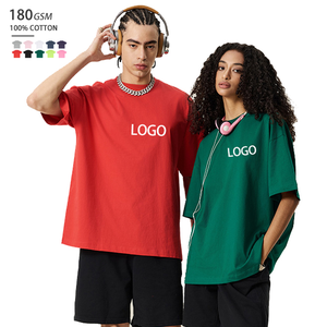 Camiseta de lujo con serigrafía, de algodón peinado, estilo oversized, clásica, premium, en stock, lista para envío. - Product Image 2