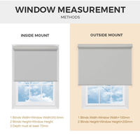 Persiana Enrollable Horizontal Transparente de PVC Personalizada, con Filtro de Luz, Impermeable, para Exteriores, Patio, Terraza y Ventana
