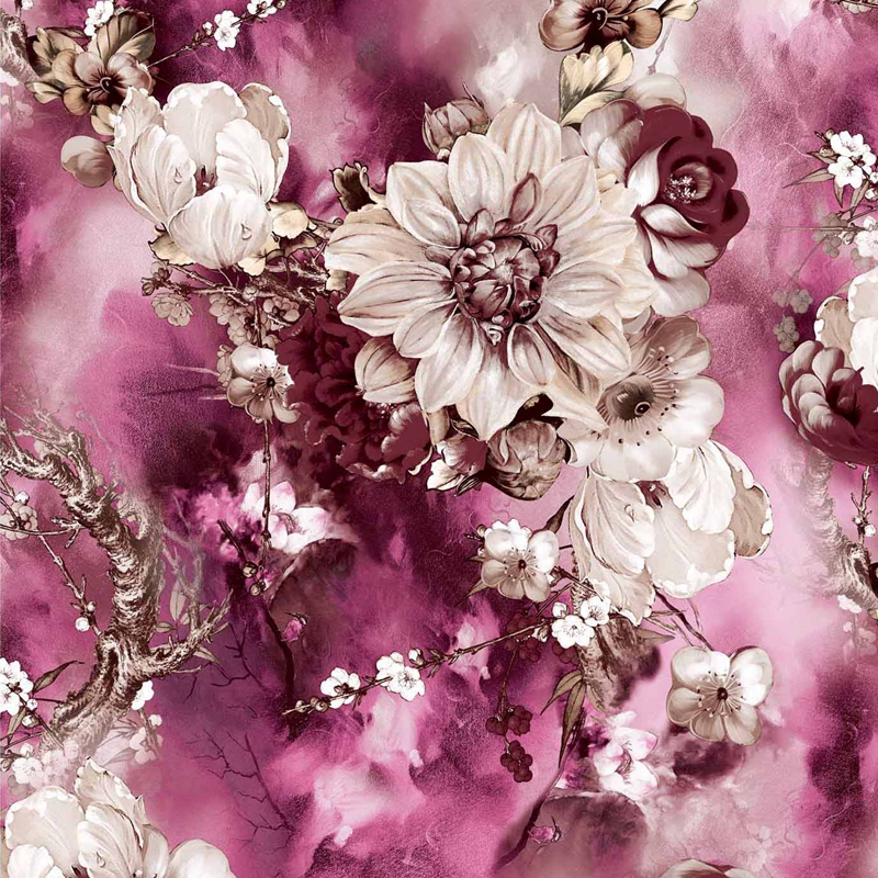 Популярная Полиэстеровая креповая ткань, новый дизайн для женщин